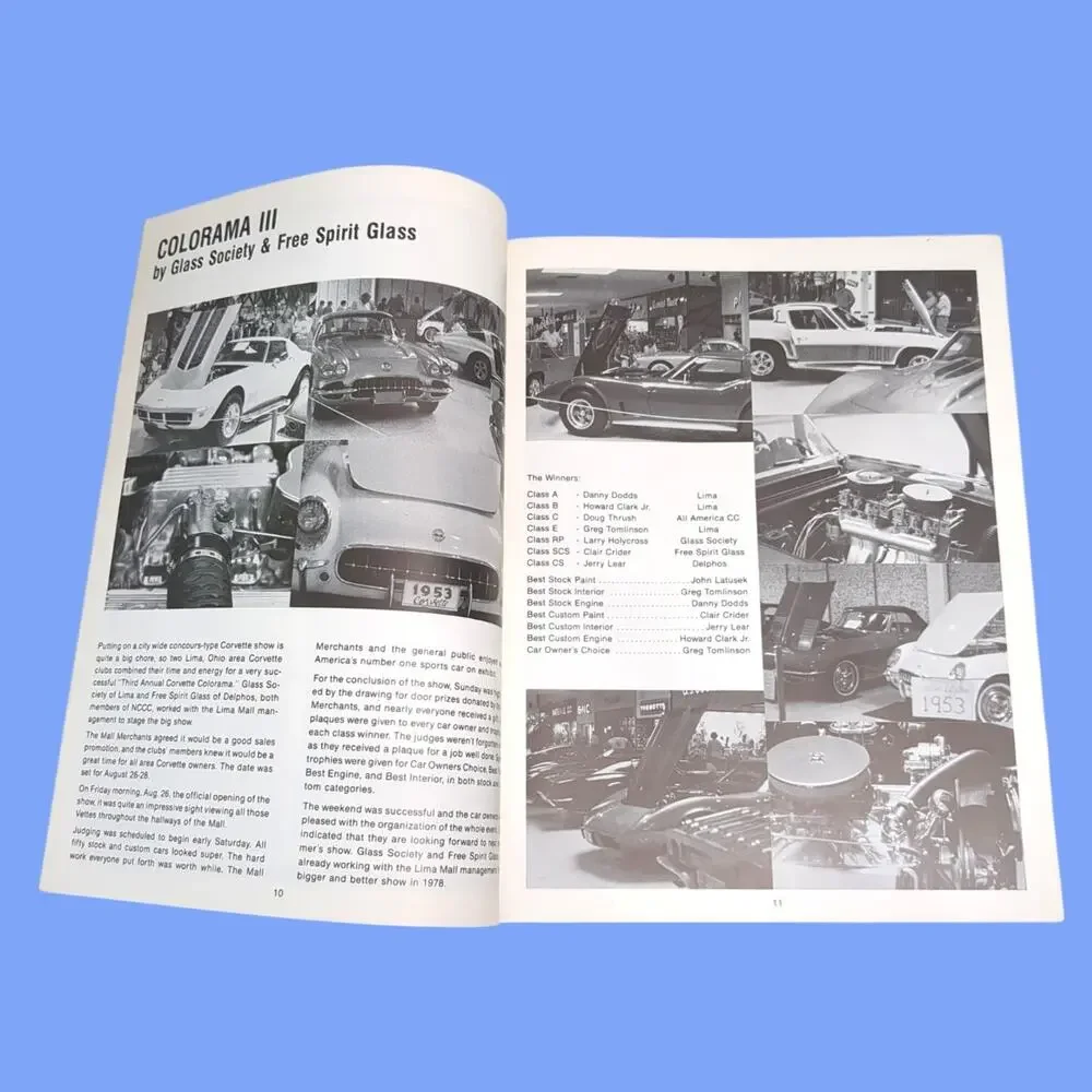 March April 1978 National Council Corvette Clubs Blue Bars Convention